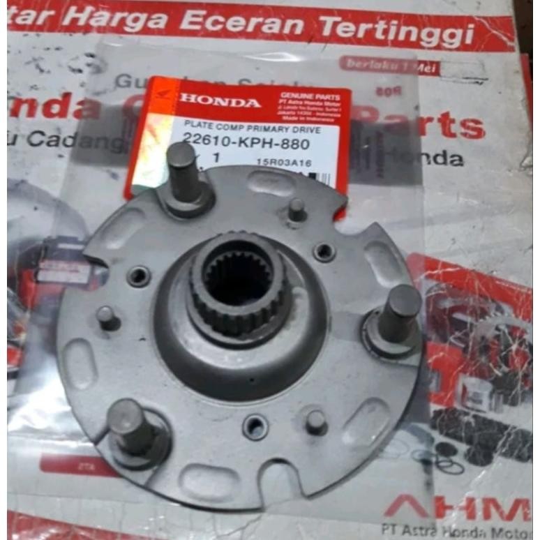PLATE COMP PRIMARY DRIVE HONDA KARISMA SUPRAX 125 KIRANA KODE 22610-KPH-880