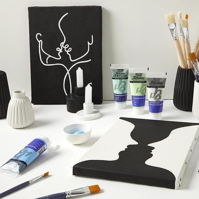 

TERBARU Pebeo Studio Acrylic Phosphorescent Gel Medium Cat Akrilik Fosfor Glow