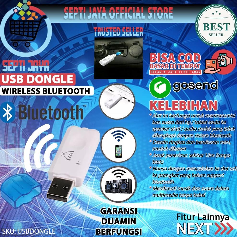 Usb Dongle Wifi Wireless Bluetooth Adapter Audio Usb Receiver Musik Mp3 DiM