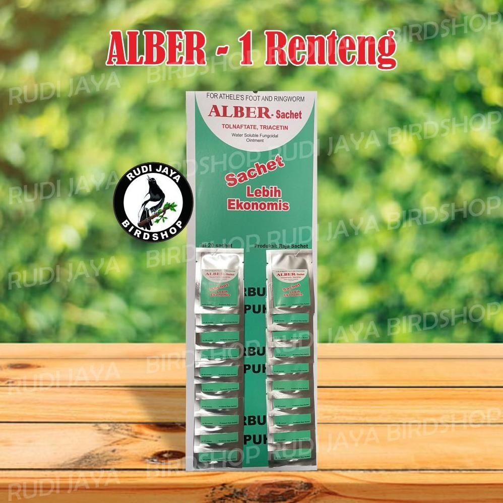 NEWW ALBER-T ALBERT RUDI JAYA 1 RENTENG SALEP KRIM OBAT AYAM BURUNG UNGGAS SAKIT KOREP KURAP KURAB B