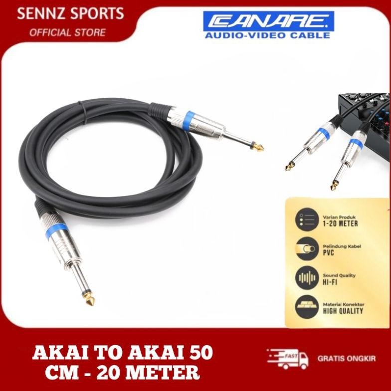 Jack AKAI to AKAI/Kabel Mixer ke Power/Kabel Mixer/Kabel Audio DiM