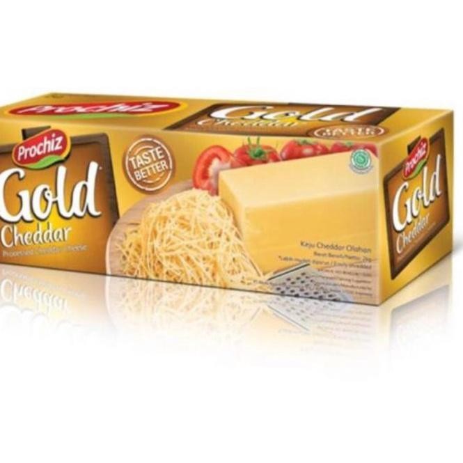

Prochiz Cheddar Gold 2 Kg Kemasan Aman