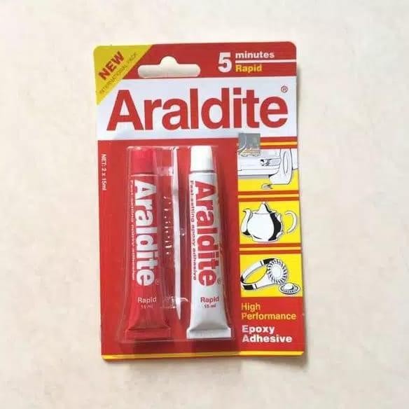 Lem Araldite Untuk Kaca Jam Tangan Keramik Batu Cincin Dll Murah DiM
