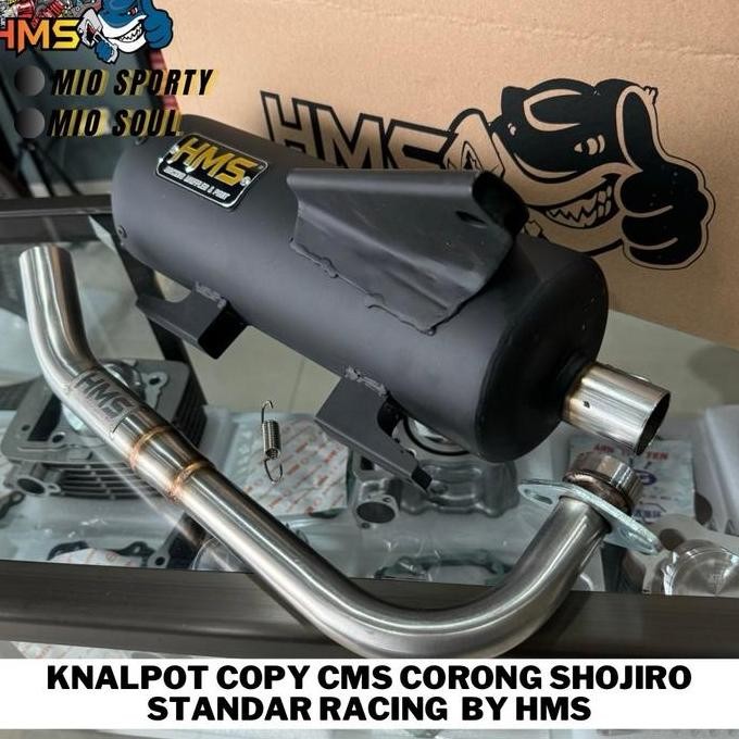 Knalpot Hms Premium Cms Beat Scoopy Vario Genio Nmax Aerox Lexi Pcx Mio Freego Corong Racing Termura