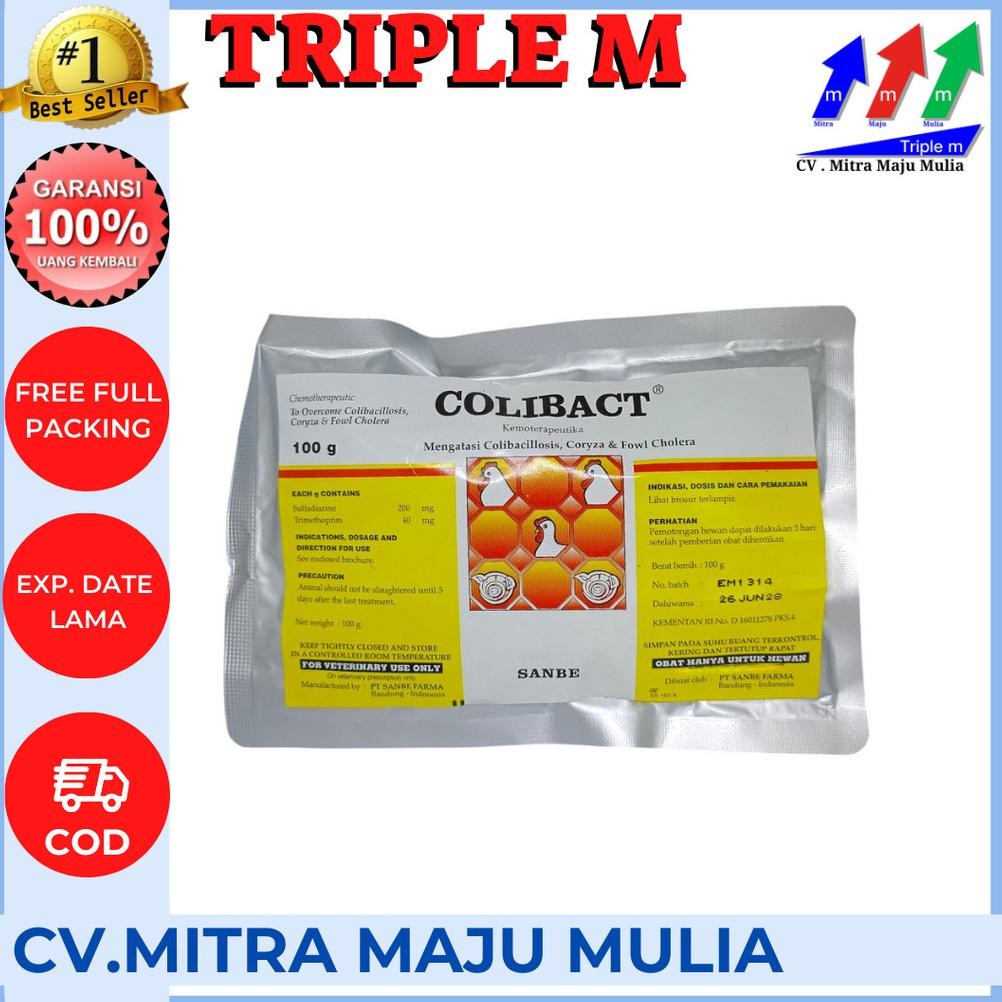 NEWW Colibact serbuk 100 gram obat untuk unggas ayam dan babi SANBE