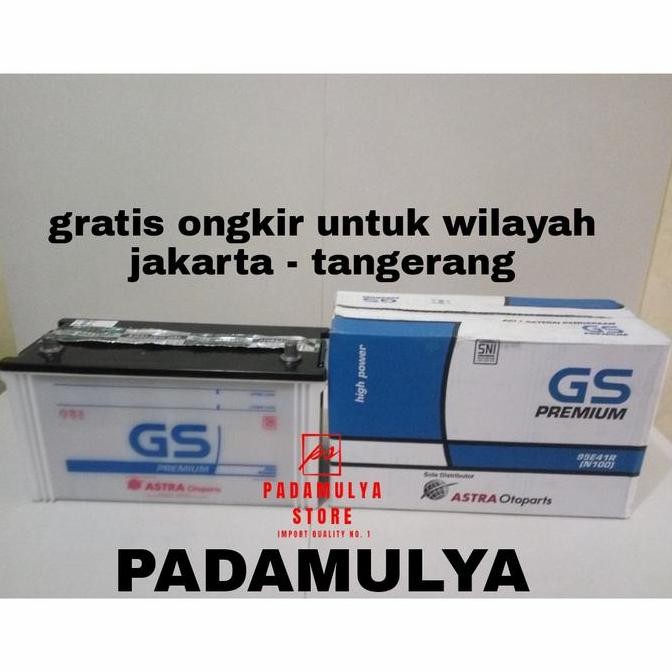 Diskon Aki Basah Gs Astra N100 95E41R 12V 100Ah Baterai Mobil Truk Kapal Premium
