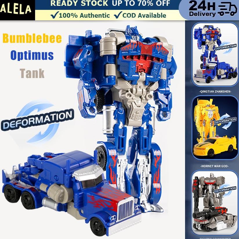 Mainan Action Figure Robot Geser Transformers Deformation Toy 2 In 1 Bisa Berubah Jadi Mobil Bumbleb