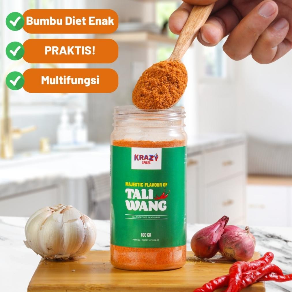 

Cod Krazy Spices Bumbu Diet Marinasi Dry Rub 100 Gr Me41