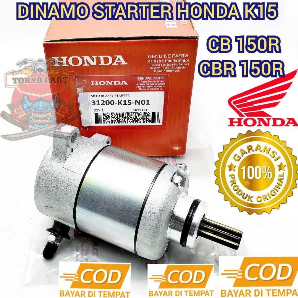DINAMO STATER MOTOTOR ASSY ORI HONDA 15 KUALITAS ASLI ORIGINAL HONDA SUDAH PASTI PRESISI TIDAK CEPAT