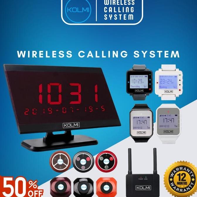 Retekess Wireless Calling System Restaurant Pagers Portable