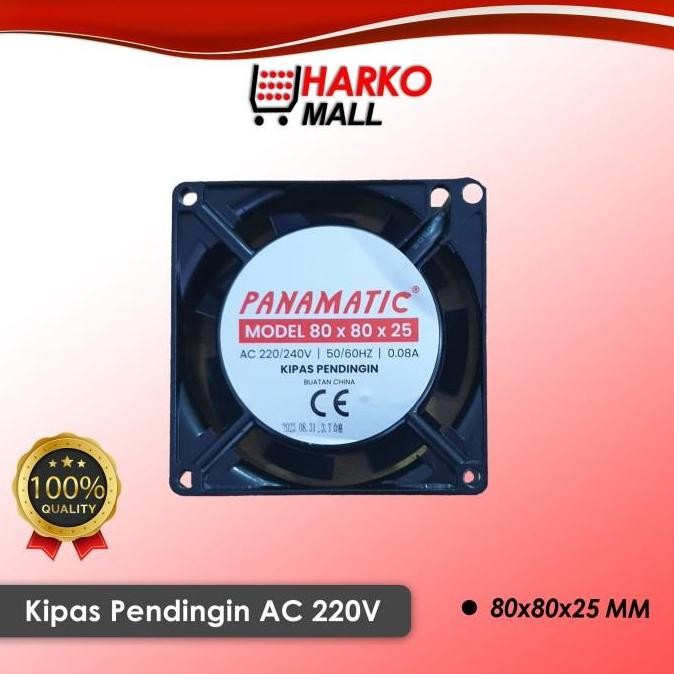HOT SALE Kipas Angin Pendingin Internal Fan AC 8025 AC 220V - Cooling Fan ukuran 80mm x 80mm x 25mm