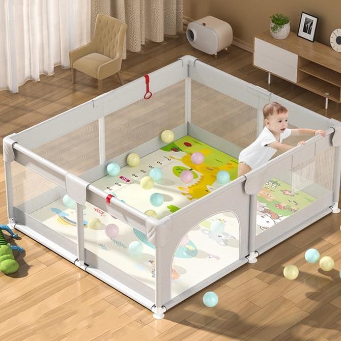 GUGUBABY C08 Anak-Anak Bayi Boks Pagar Kolam Renang Taman Bermain Bermain Bola Bayi Mandi Pagar Peng