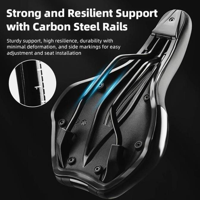 Sadel Sepeda Rockbros Sadel Sepeda Lipat MTB Roadbike Lubang Empuk 38210056001 Rockbros Sadel Sepeda