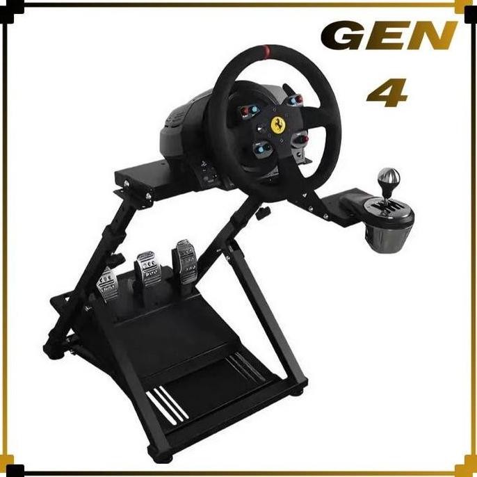 BRACKET RACING SIMULATOR GEN 4 STAND STIR KOKPIT GAME PS5 PC BAJA ANTI SLIP STOK TERBATAS