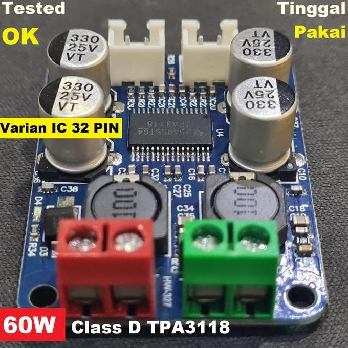 TPA3118D2 TPA3118 CLASS D HIFI SUBWOOFER DIGITAL POWER MONO AMPLIFIER