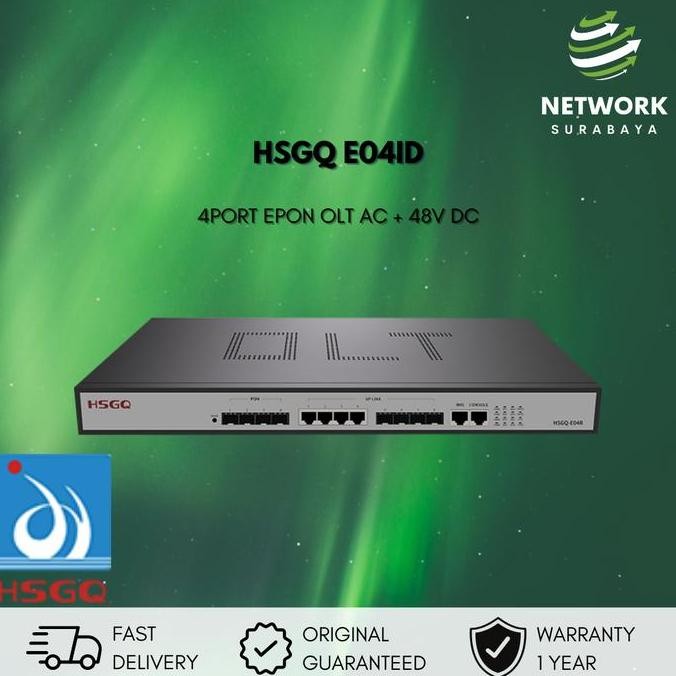 Hsgq E04Id 4 Port Olt Epon New Stok