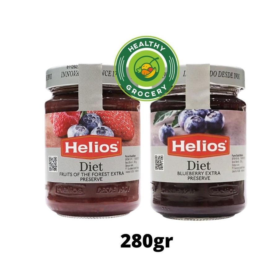 

Helios Blueberry Preserve 280Gr Strawberry Preserve 280Gr Selai Selai Sehat
