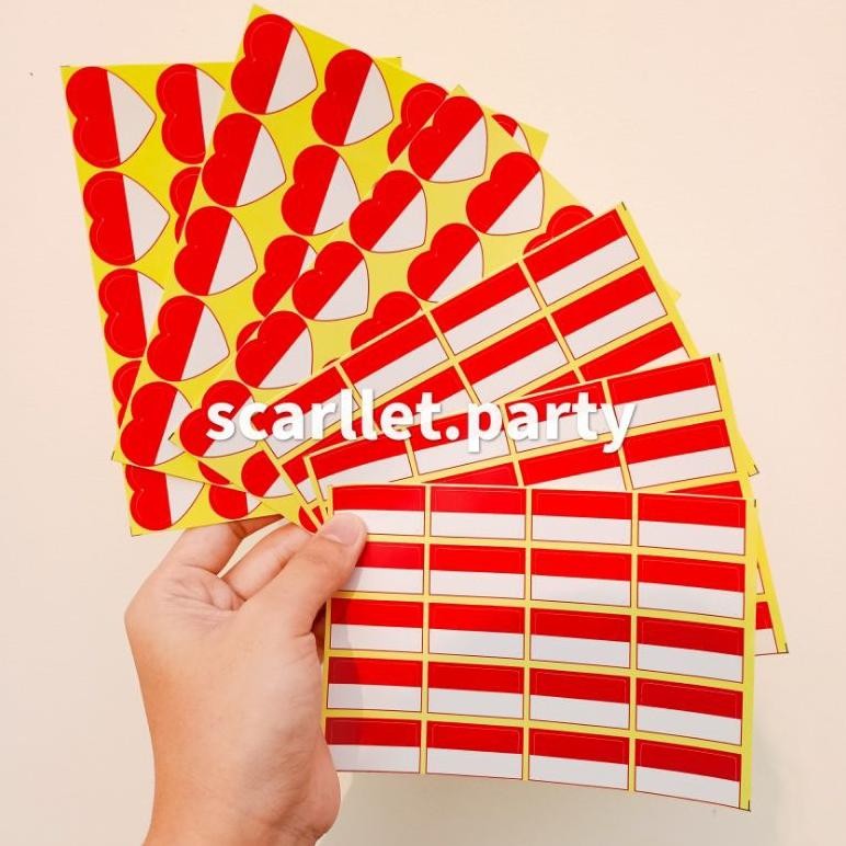 

Fe24 Stiker Pipi Bendera Indonesia Agustusan 17 Agustusan Dekorasi Hiasan Kemerdekaan Ri Tempelan Label Pipi Stiker Pipi Stiker Suporter Bola
