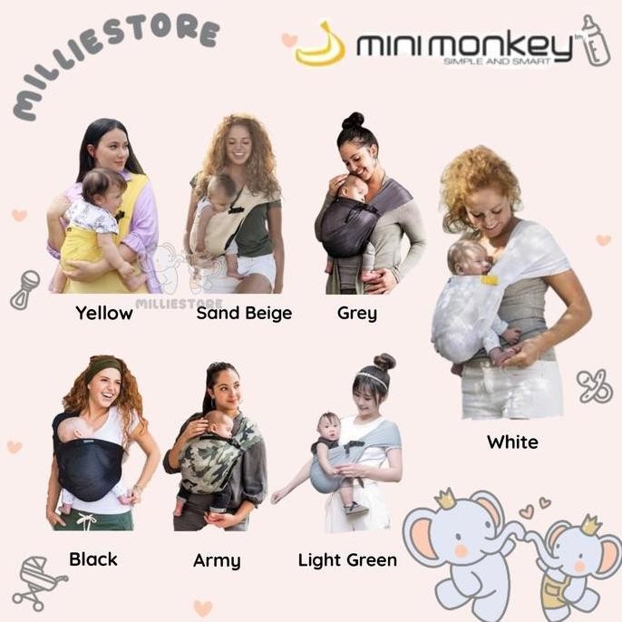 MiniMonkey Mini Sling / Gendongan bayi anak MiniMonkey