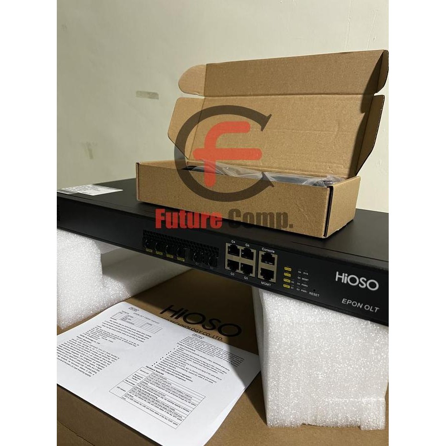 Hioso Olt Ha7304V Acdc 4 Port Epon With Sfp New Stok