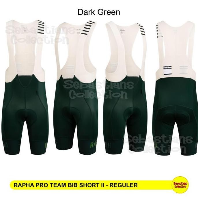 Rapha Men's Pro Team Bib Shorts II Regular - Rapha Bib Shorts Original