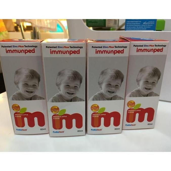 Immunped made in Singapore Imunped kids syrup 60ml multivitamin anak