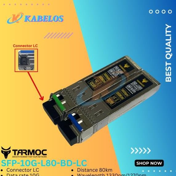 Tarmoc Sfp-10G-L80-Bd-Lc | Sfp+ 10G Bidi Sm 80Km Lc | Sfp+ 10G 80Km Lc New Stok