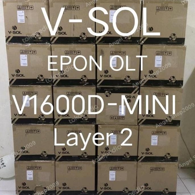 Olt Epon V- Sol V 1600 D - Mini Layer New Stok
