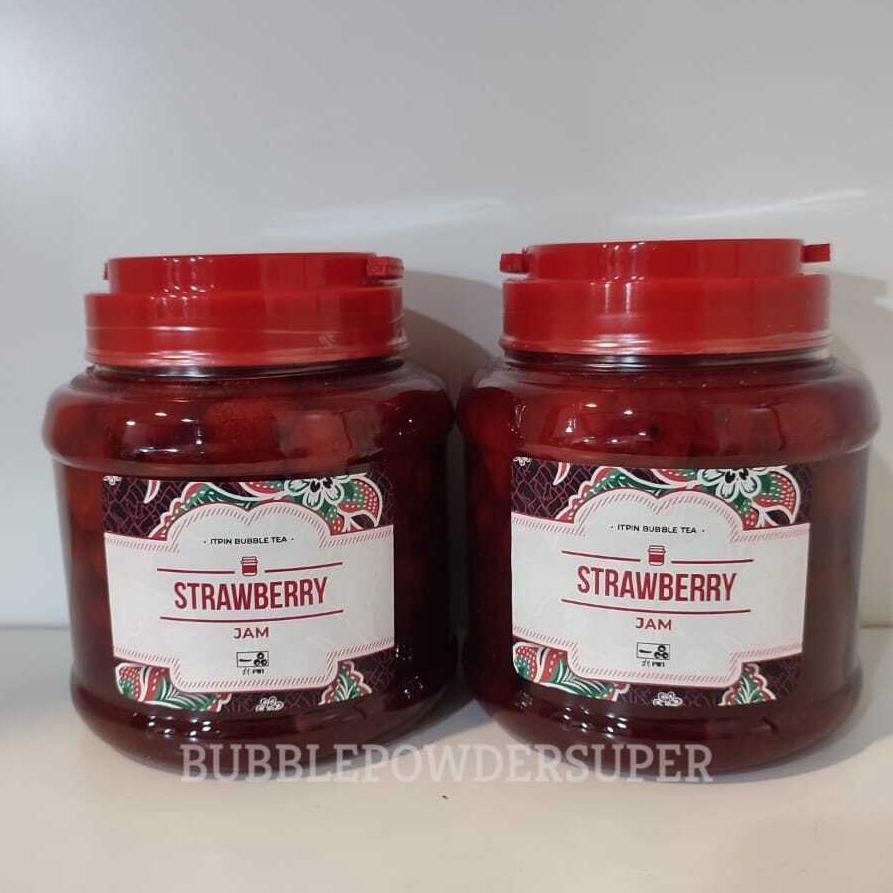 

Strawberry Jam Itpin Selai Strawberry Selai Stoberi Buah 1200Gr12Kg