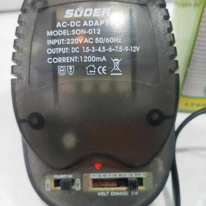 Adaptor Multiguna Ac-Dc Adaptor Sooer/Adaptor Dc-Ac 1,5V - 12V