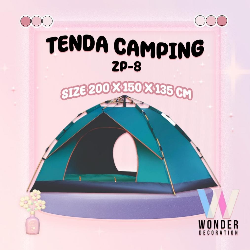 Tenda Hikking Tenda Camping Keren Dan Unik Zp 8 Bahan Tebal Bagus -Wonderderkorasi