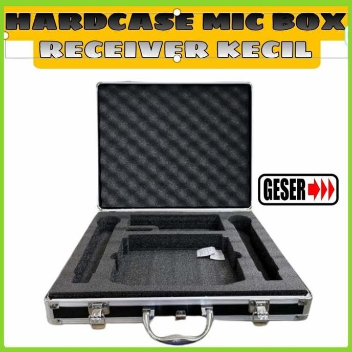 Tersedia Hardcase Box Mic Kecil Koper Penyimpanan Receiver Mic Wireless Harga Grosir