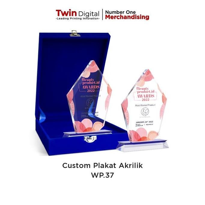 

Plakat Akrilik Premium Piagam Penghargaan Tropi Wisuda - Plakat WP.37 ea