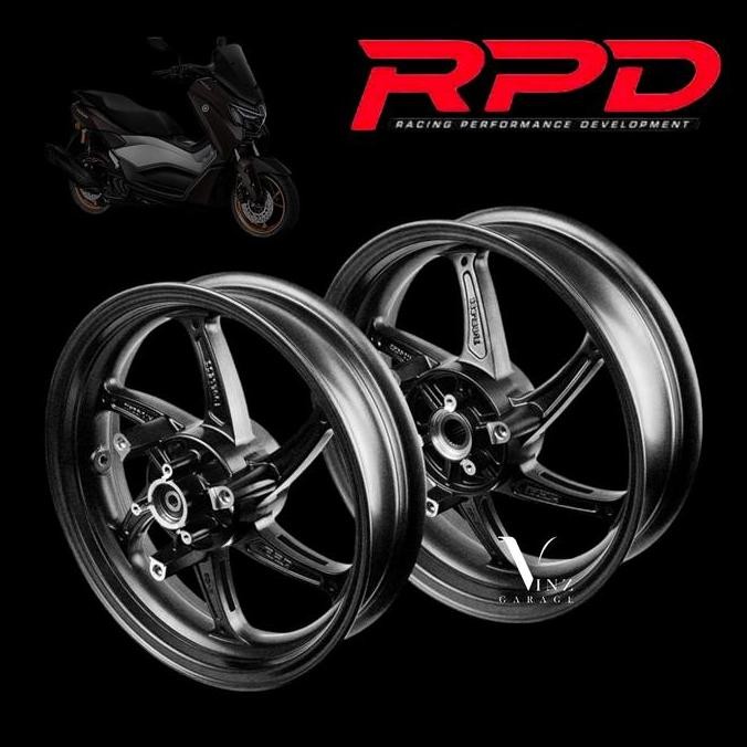 VELG RPD NMAX NEW NMAX TURBO BY RPD SKYBLADE HITAM // VELG RPD SKY BLADE NMAX TURBO / NMAX NEO / NMA