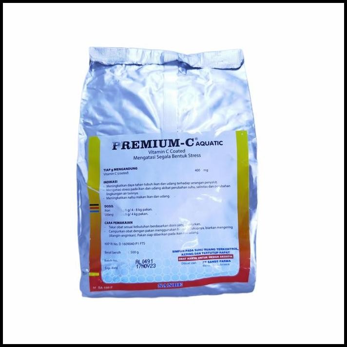Premium C Sanbe Vitamin C Ikan Udang 500 Gram