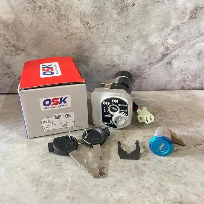 READY SET KUNCI KONTAK + JOK VARIO TECHNO 110 CBS KARBU & SCOOPY KARBU - SET KUNCI MOTOR
