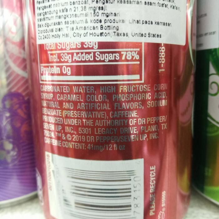 

Dr Pepper Minuman Ringan Kaleng Soft Drink 335Ml