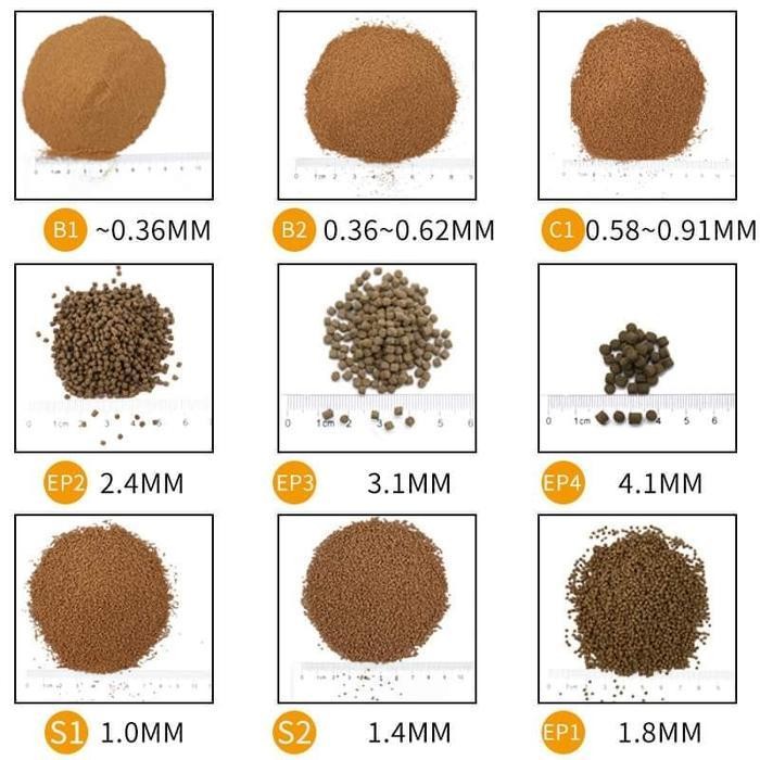 Otohime C1 Pelet Ikan Otohime Pakan Ikan Otohime 580 - 910 Mikron