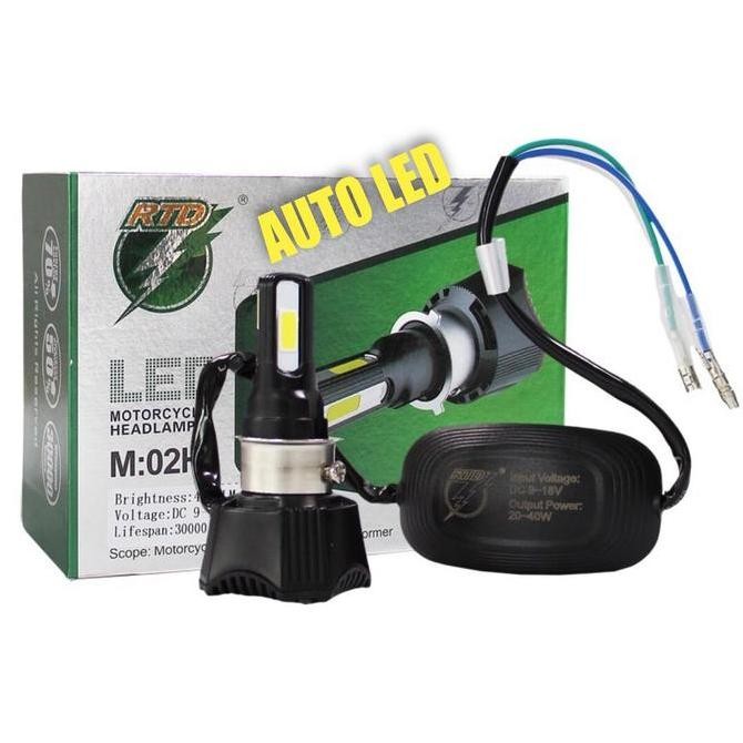 Hot Promo, Lampu Led Motor H4 H6 Rtd M02H 4 42 Watt Sisi Ac Dc A00051