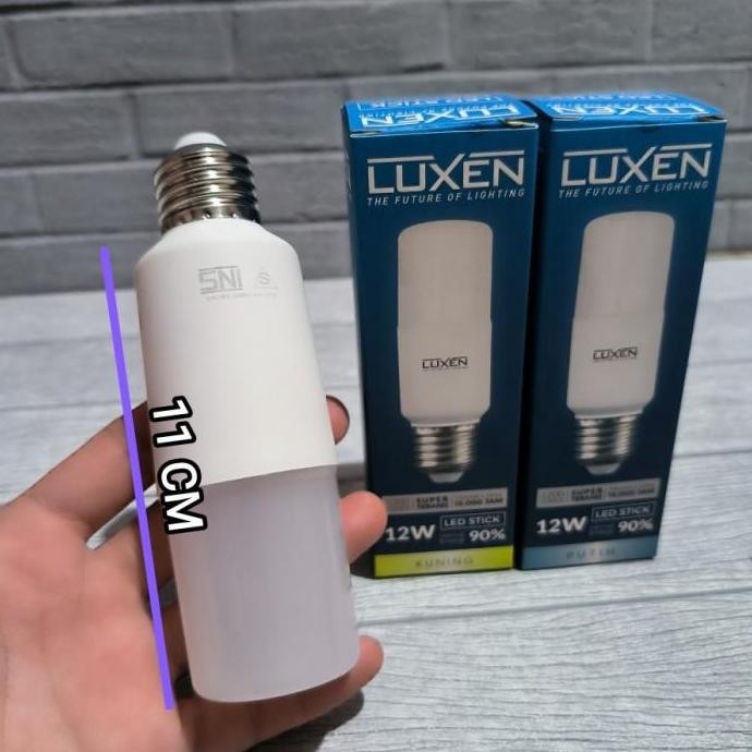 Lampu Luxen Led Bulb Stick 12W Bohlam Led Luxen Stick 12Watt 12 Watt