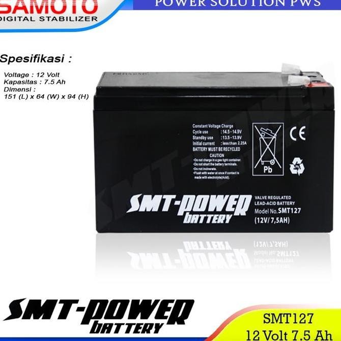 Aki baterai kering mobil motor pliko mainan anak 12v 7ah 7,2ah 7,5ah murah