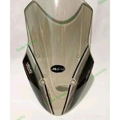 windshield winsil visor nmax gladiator 2tone tanpa breket murah