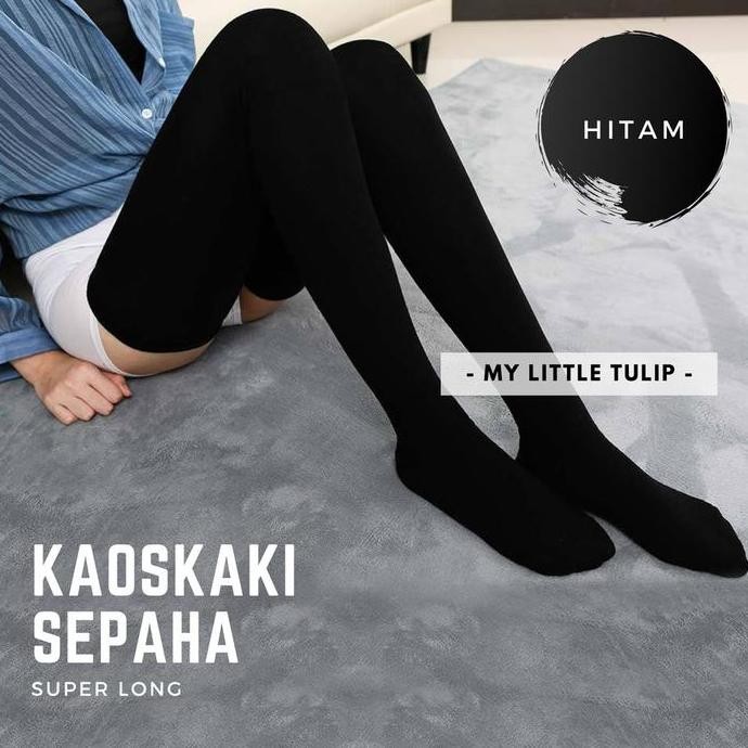 Kaos Kaki Legging Super Long / Kaos Kaki Leging / Kaos Kaki Paha Atas