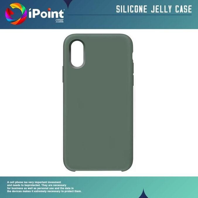 Case iPhone XR Silicone Jelly Dengan Bludru Non Full