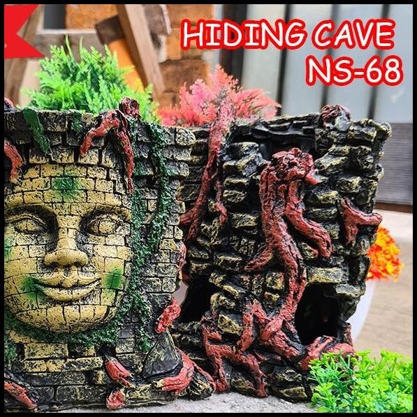HIDING CAVE NOMOY NS-68 REPTILE GECKO BEARDED DRAGON BALL PHYTON