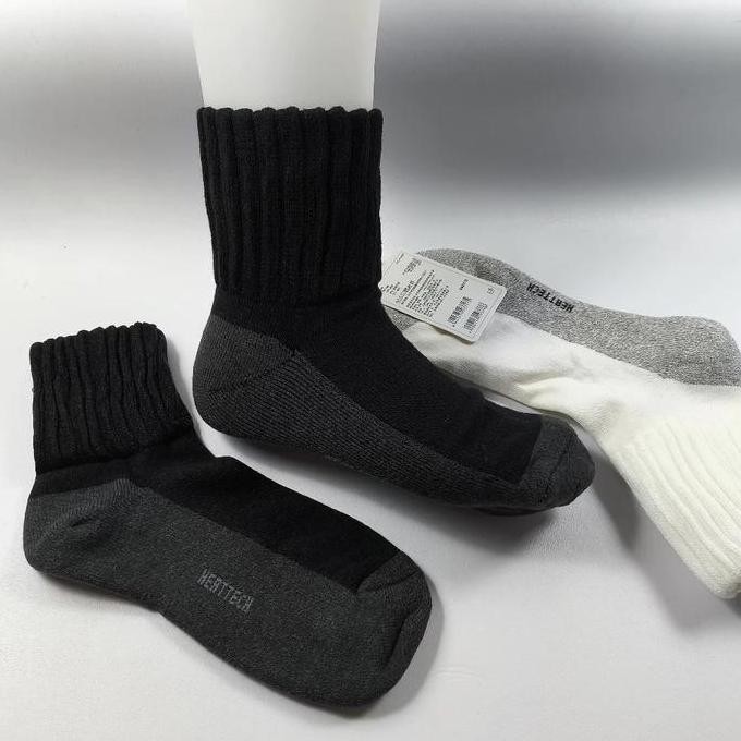 Kaos Kaki Uniqlo Heattech Socks Men Pria Tanggung