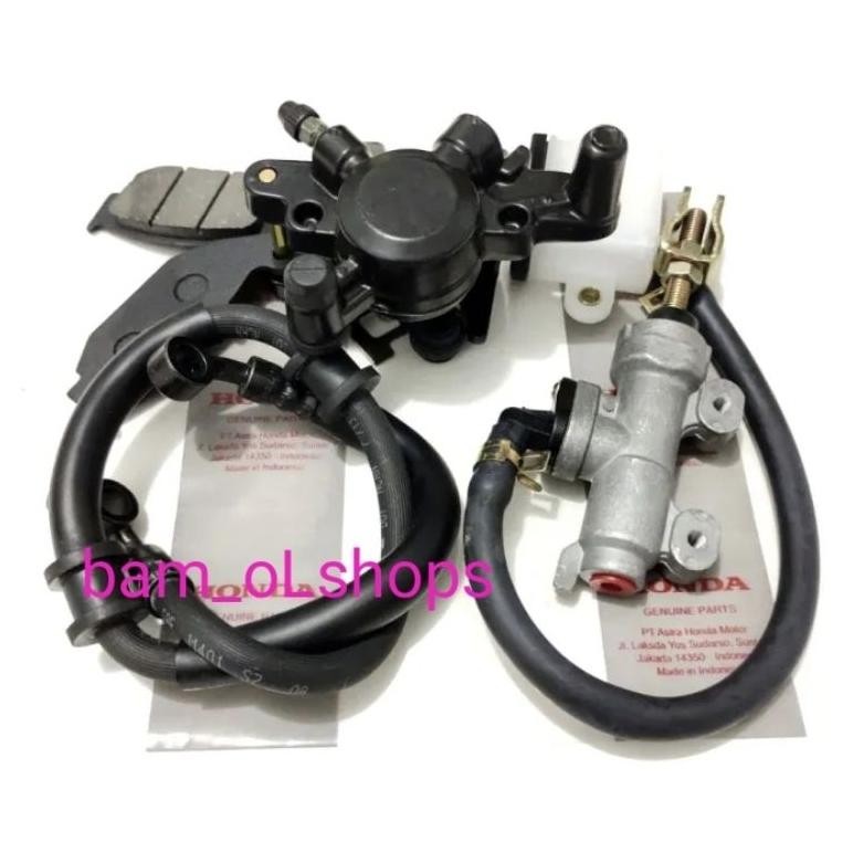 selang rem+tonjokan master rem+kaliper belakang Honda Sonic 150r,CBR 150r,CB 150r,CBR new,CBR thaila