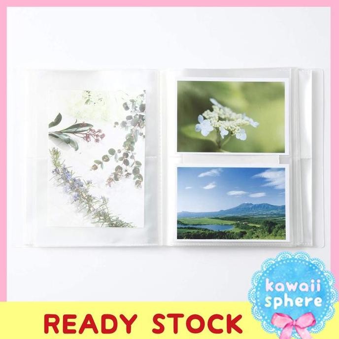 ready stock  MUJI Photo Album / Postcard Holder, 264 Pockets, Double Sided Type