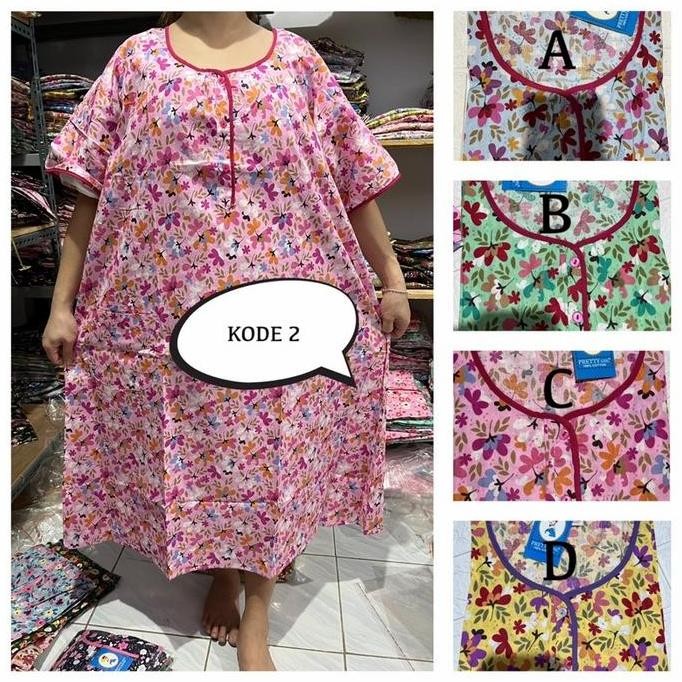 baru SUPER JUMBO DASTER KATUN JEPANG PRETTY GIRL MOTIF FLOWER LD 140