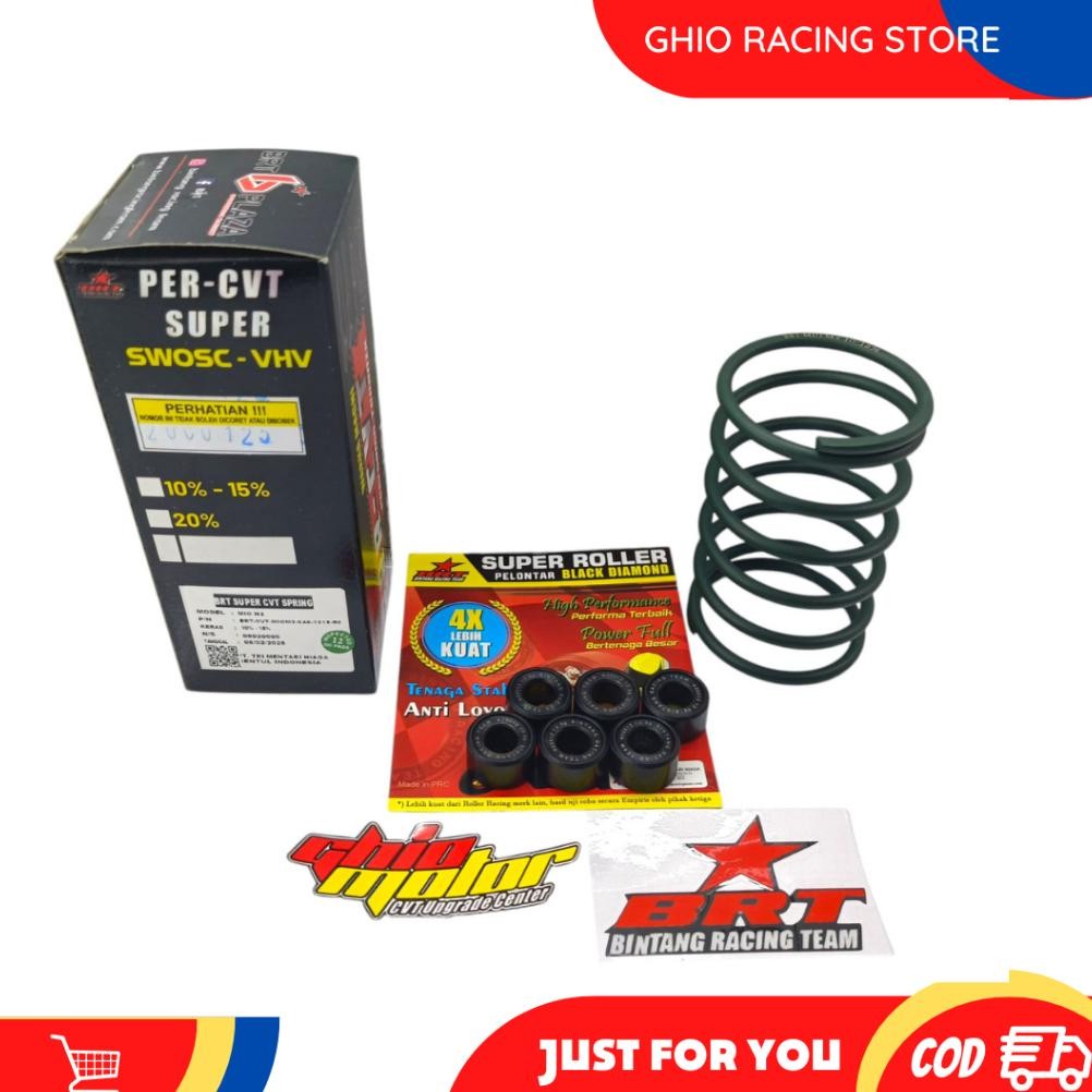 PAKET KIRIAN BRT 2IN1 MIO M3 X RIDE FINO 125 SOUL GT 125 ROLLER BRT MIO M3 PER CVT BRT 1000 & 1500